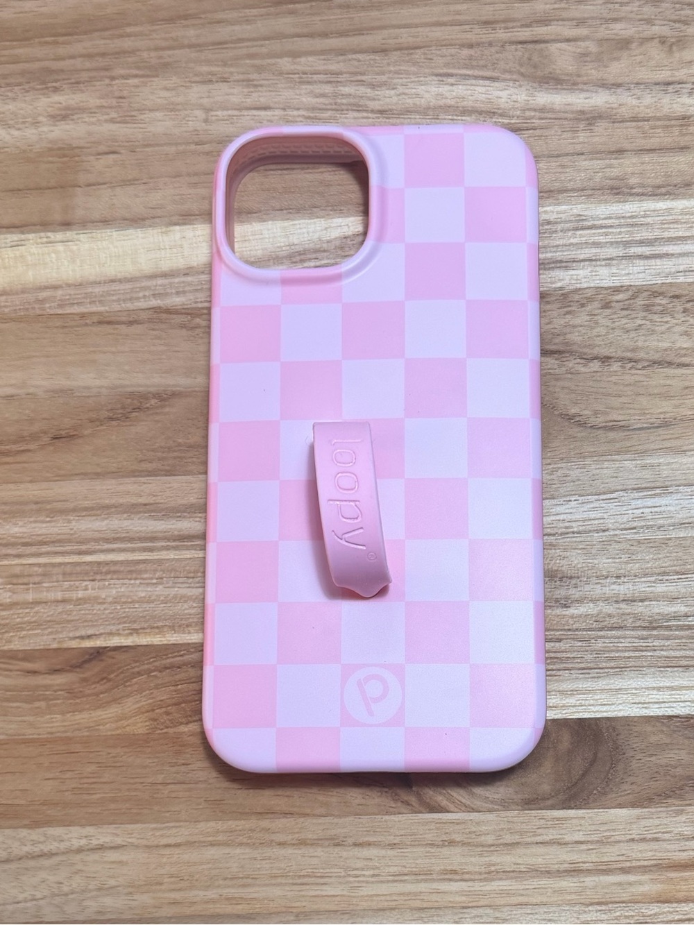 Loopy Case Pink Checkered
